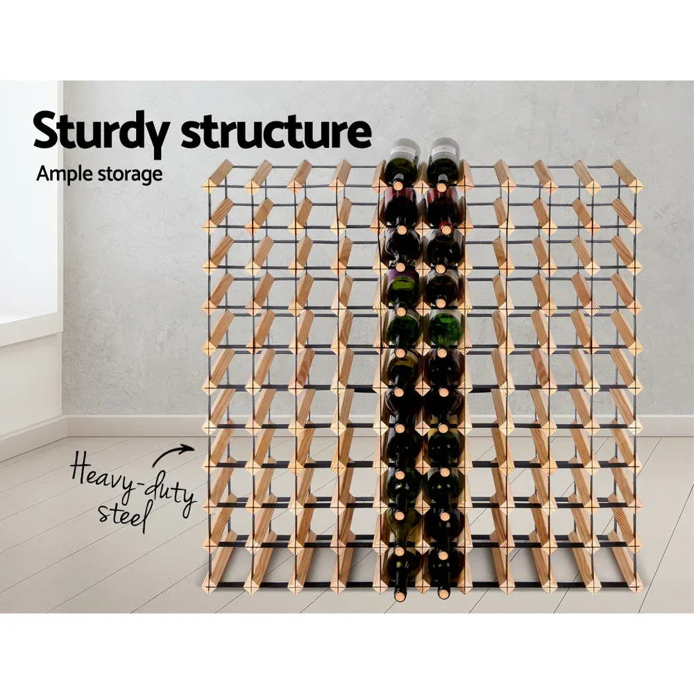 Artiss Wine Rack 110 Bottle - Mekamart Australia