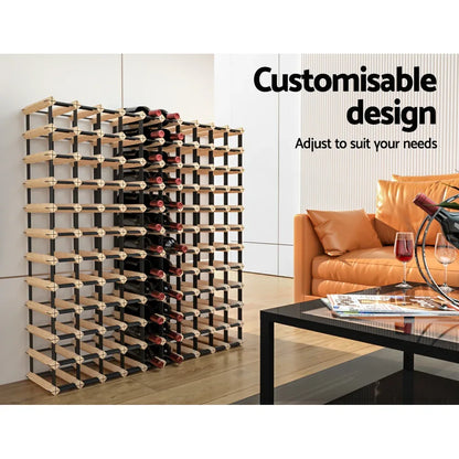 Artiss Wine Rack 120 Bottle - Mekamart Australia