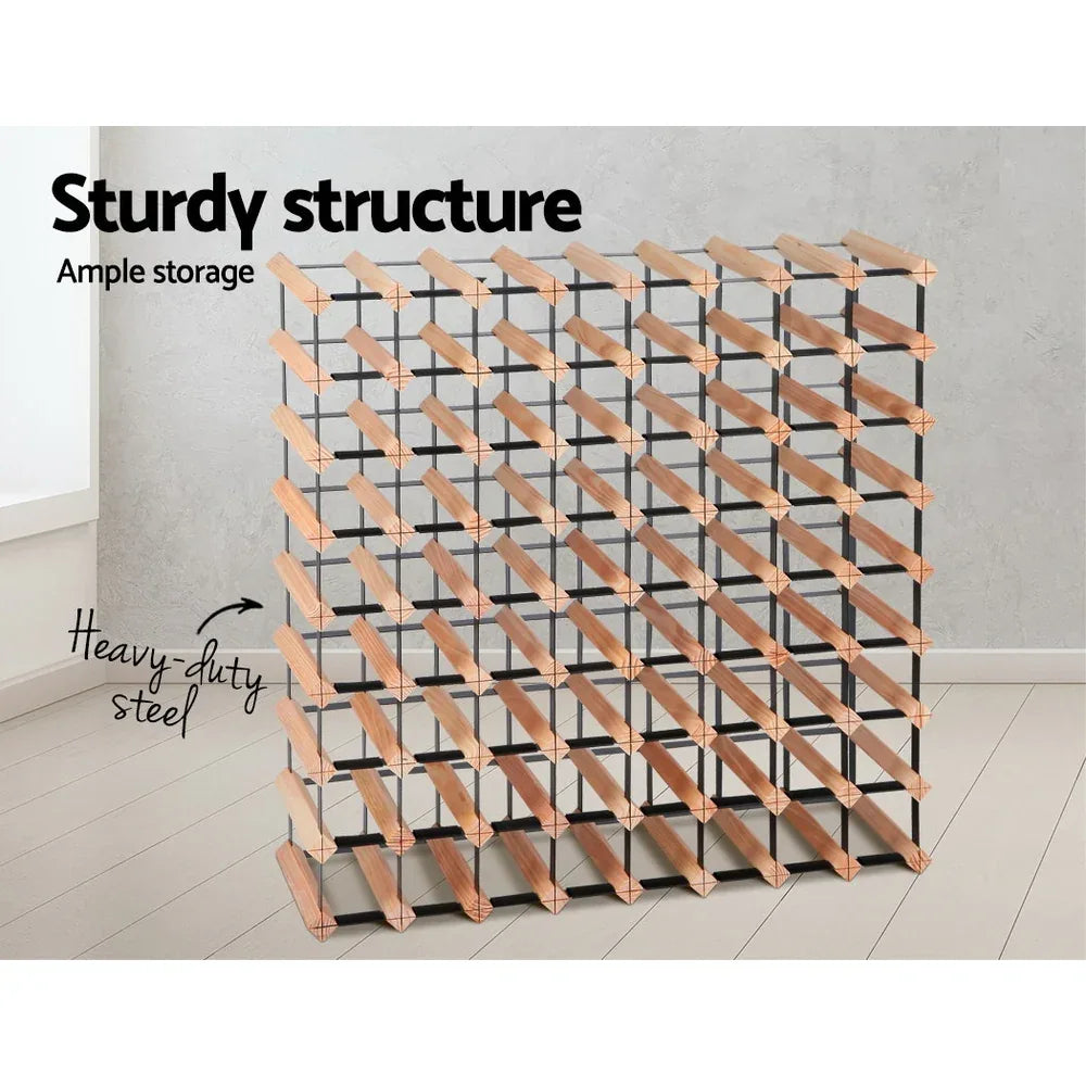 Artiss Wine Rack 72 Bottle - Mekamart Australia