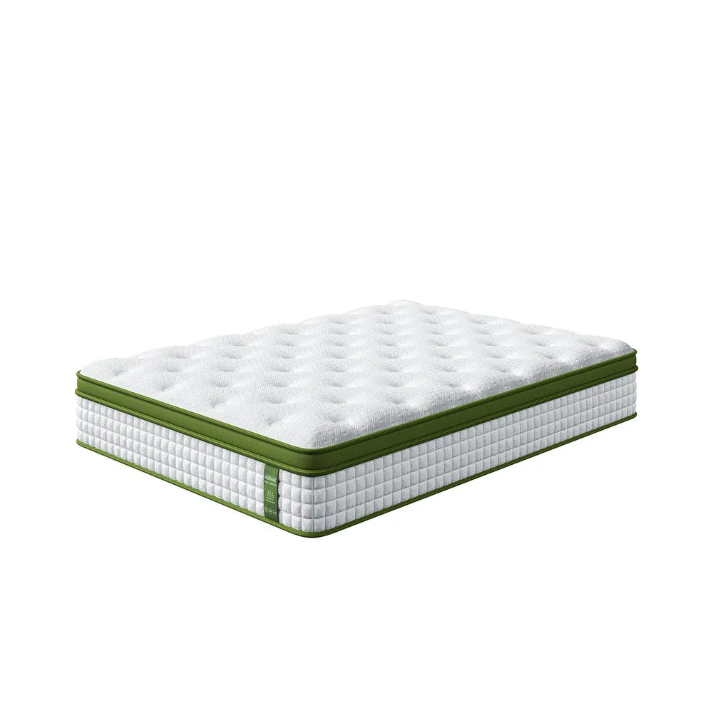 BedStory Double 30cm Hybrid Mattress Cooling Gel Memory Foam 5 Zone Pocket Spring Bed Temperature Regulating - Mekamart Australia