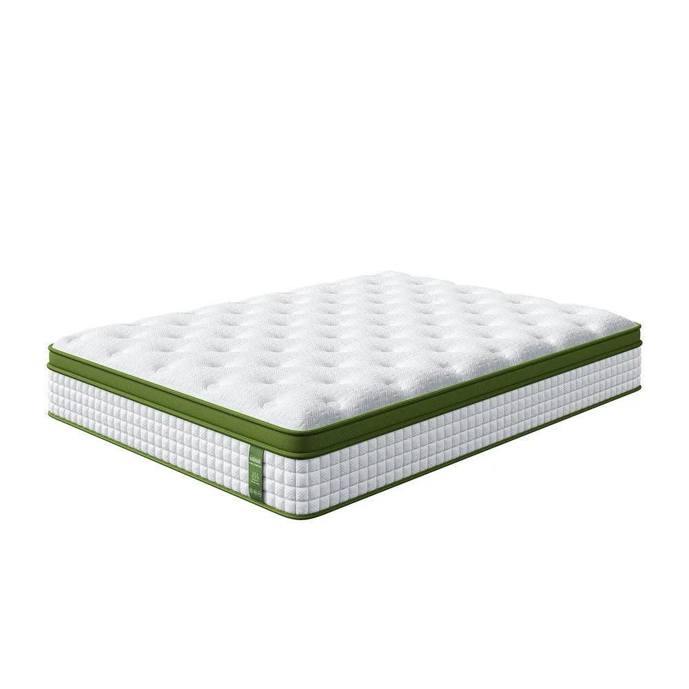 BedStory Queen 30cm Hybrid Mattress Cooling Gel Memory Foam 5 Zone Pocket Spring Bed Temperature Regulating